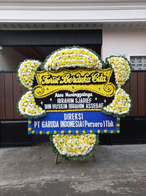 Papan Bunga Duka di Rimbo Tengah