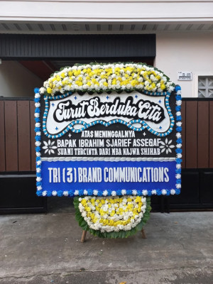 Papan Bunga Duka di Rimbo Tengah